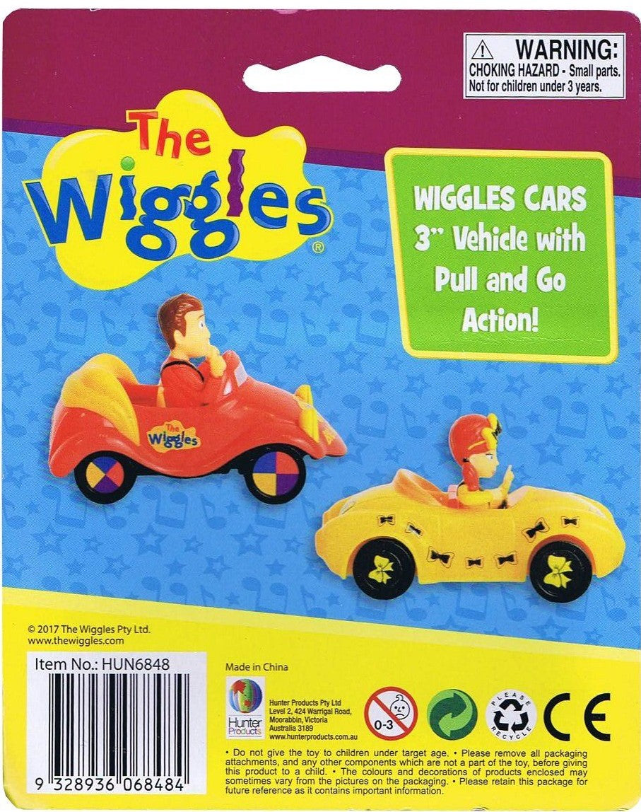 THE WIGGLES 3" WIGGLES CARS YELLOW (EMMA)