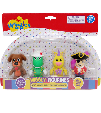 THE WIGGLES WIGGLY FIGURINES 4 PACK (2026)