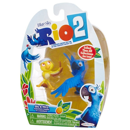 JAKKS PACIFIC RIO 2 FIGURES 2-PACK BLU & NICO
