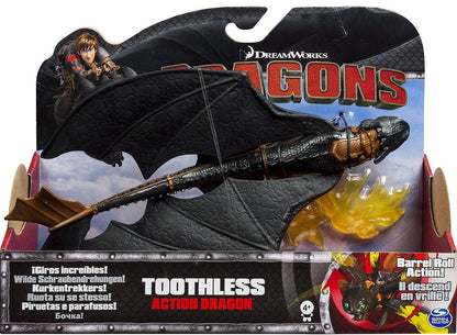 DREAMWORKS DRAGONS TOOTHLESS ACTION DRAGON (Barrel Roll 2015)