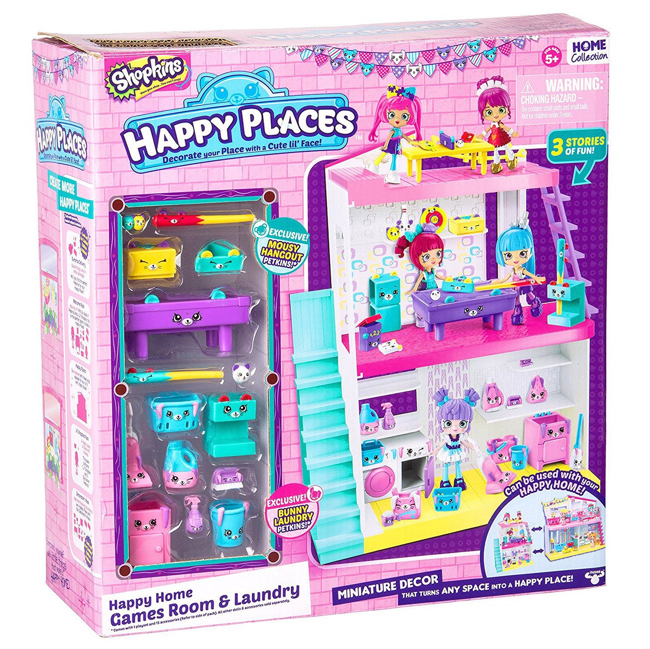 HAPPY PLACES HAPPY HOME S2 GAMES ROOM & LAUNDRY