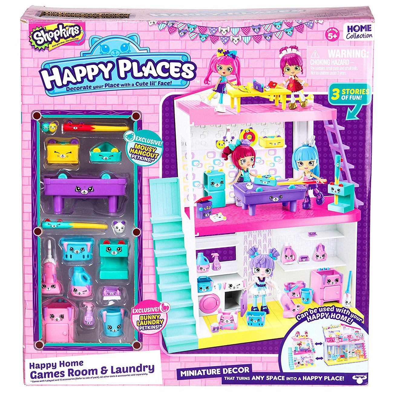 HAPPY PLACES HAPPY HOME S2 GAMES ROOM & LAUNDRY