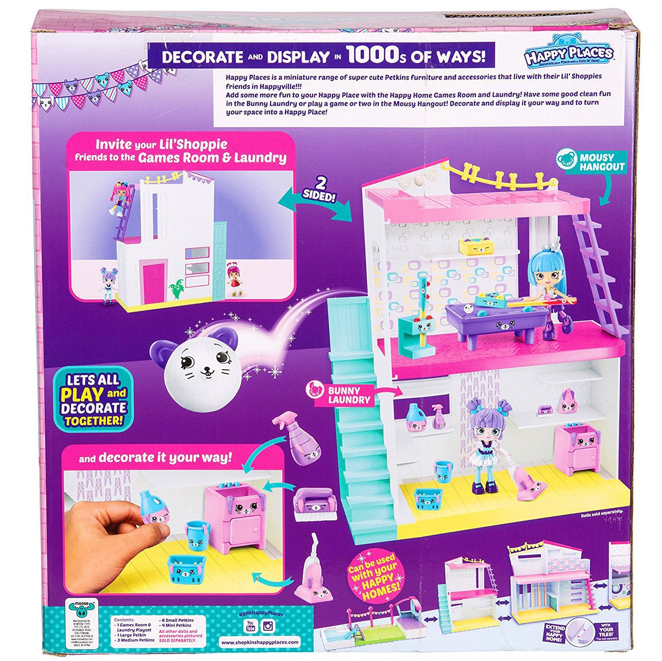 HAPPY PLACES HAPPY HOME S2 GAMES ROOM & LAUNDRY