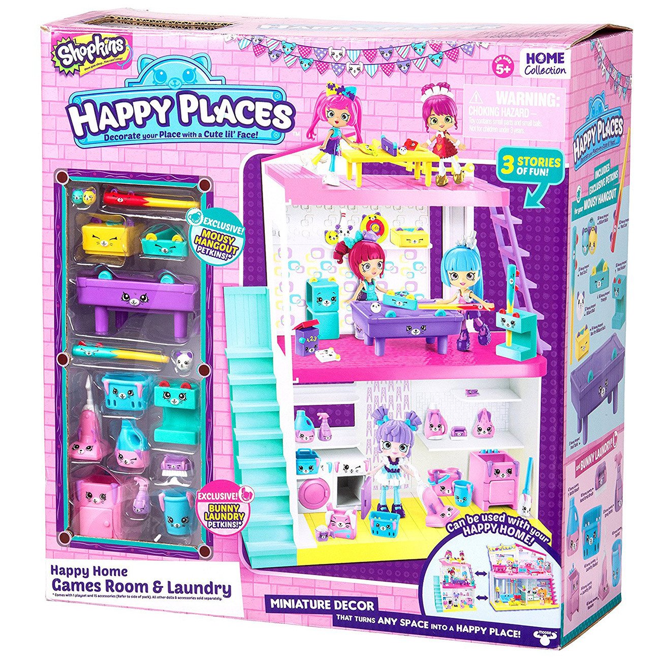 HAPPY PLACES HAPPY HOME S2 GAMES ROOM & LAUNDRY