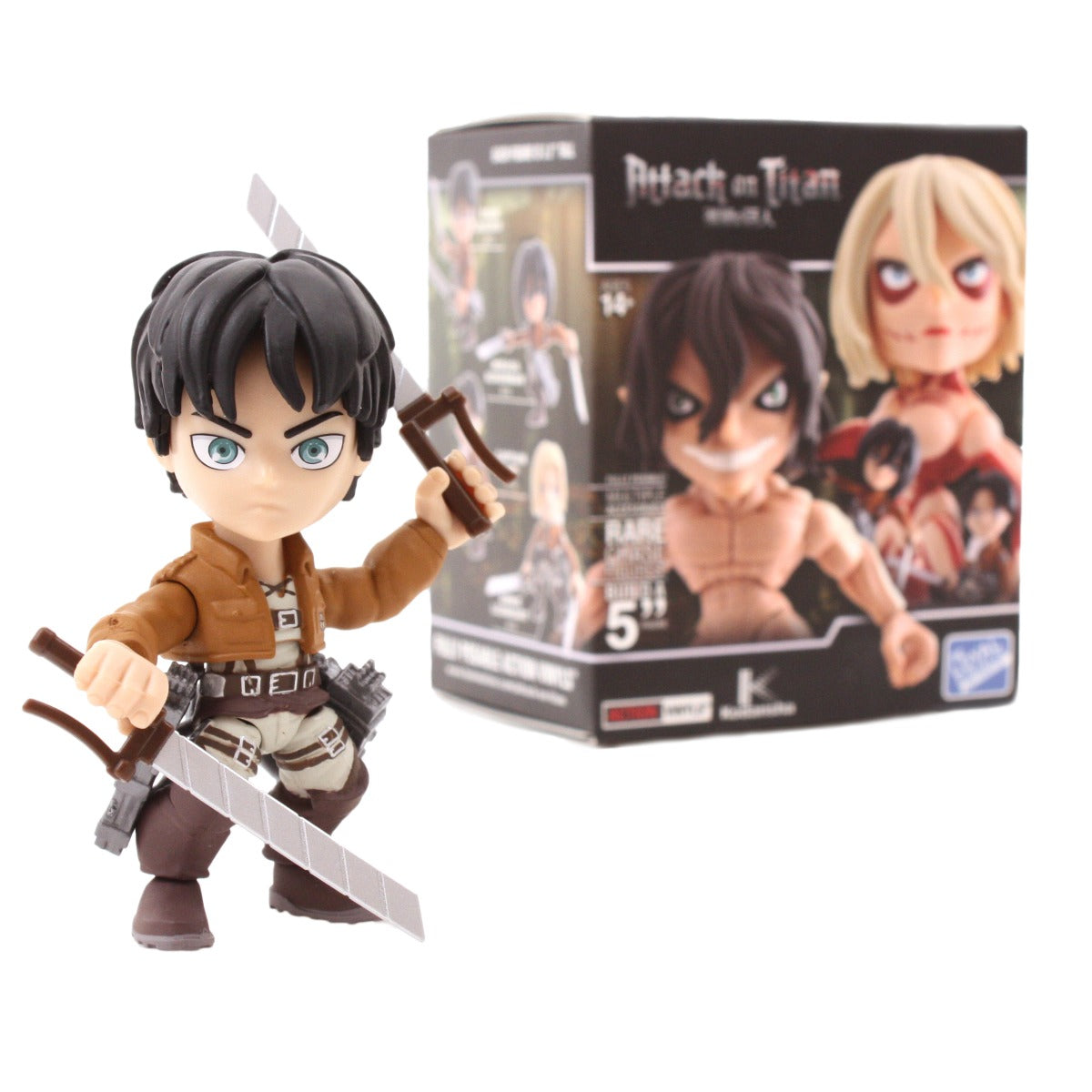 ATTACK ON TITAN WAVE 1 ACTION VINYLS PDQ CASE