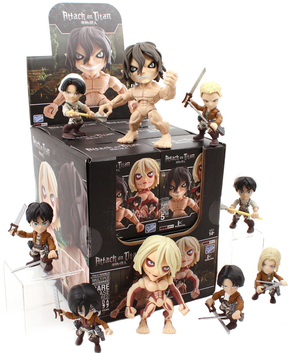 ATTACK ON TITAN WAVE 1 ACTION VINYLS