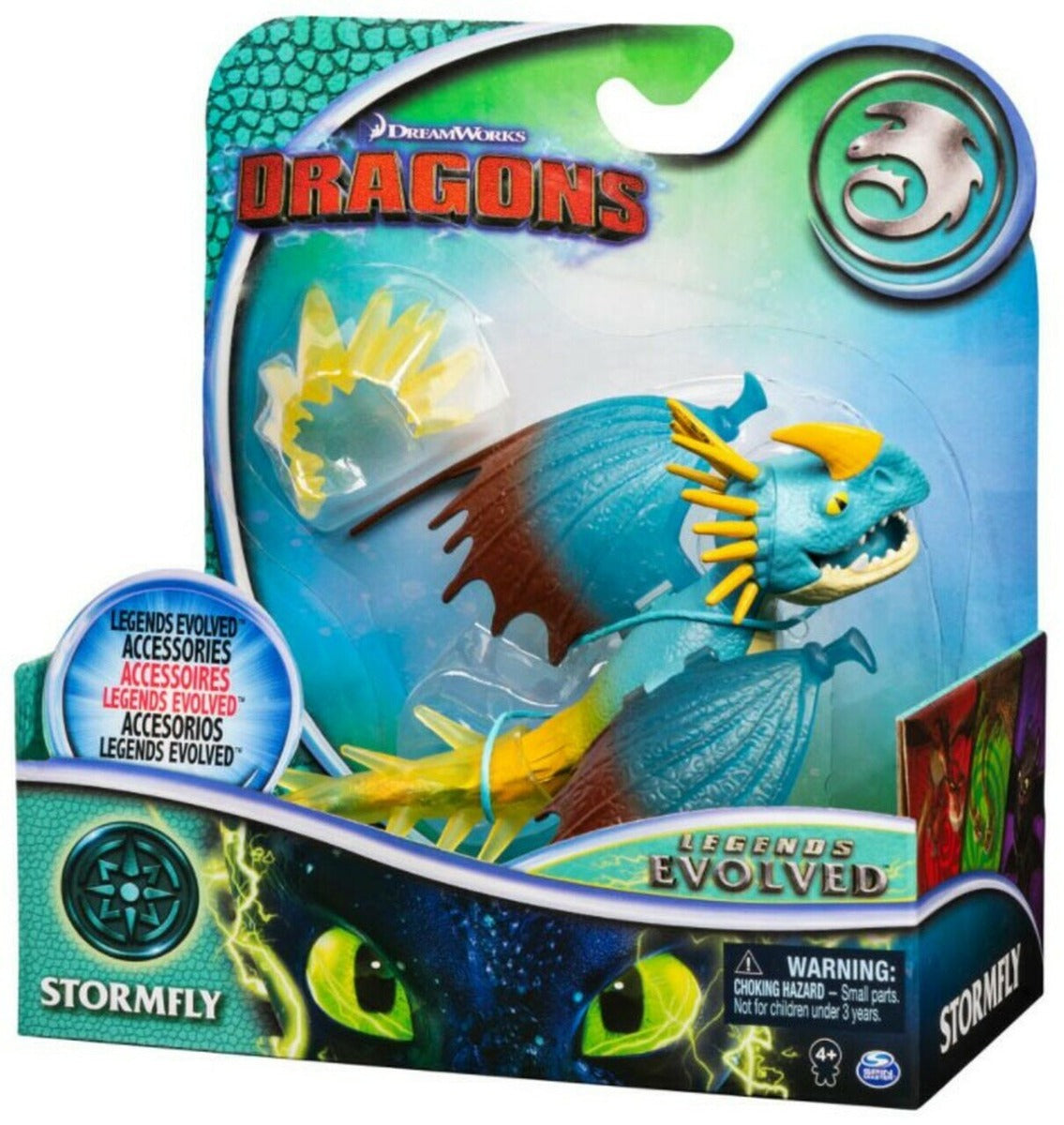 DREAMWORKS DRAGONS LEGENDS EVOLVED DRAGON ACTION FIGURE (STORMFLY)