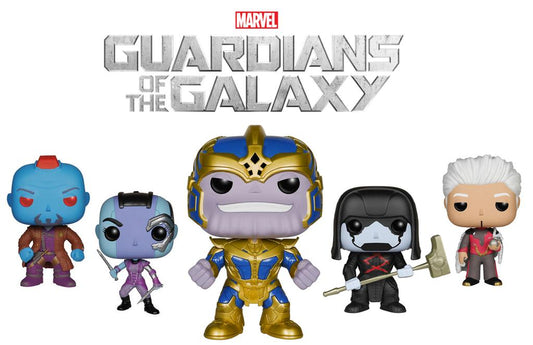 FUNKO POP! MARVEL: GUARDIANS OF THE GALAXY VINYL BOBBLE-HEAD FIGURES (Wave 2) - Thanos 6" Supersized