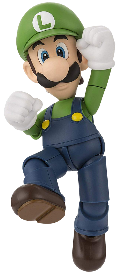 SUPER MARIO S.H.FIGUARTS LUIGI ACTION FIGURE