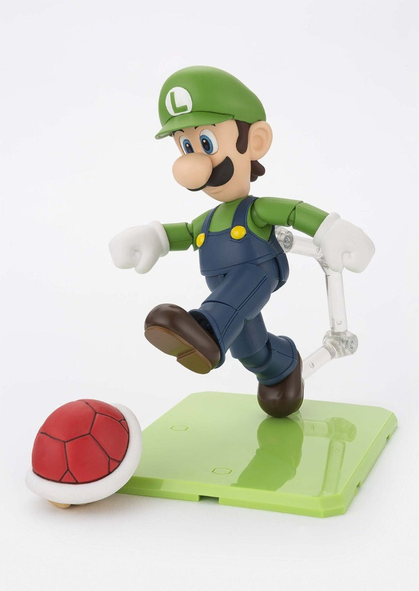 SUPER MARIO S.H.FIGUARTS LUIGI ACTION FIGURE