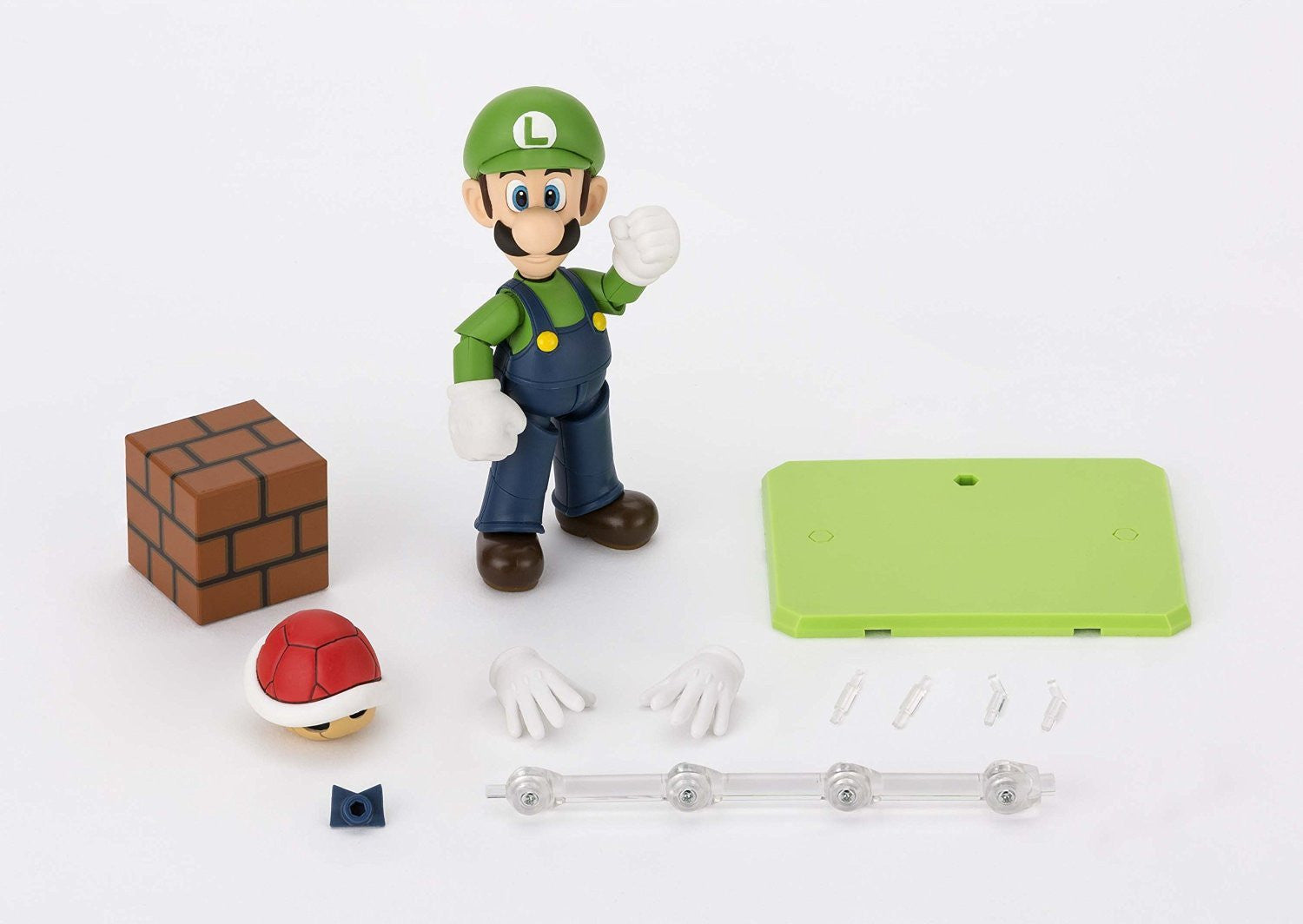 SUPER MARIO S.H.FIGUARTS LUIGI ACTION FIGURE