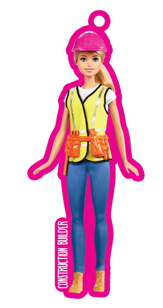 BARBIE BAG TAGS ASSORTED