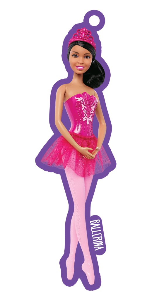BARBIE BAG TAGS ASSORTED