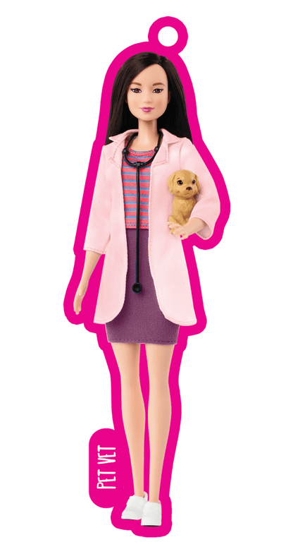 BARBIE BAG TAGS S1 CDU (x18 Packs)
