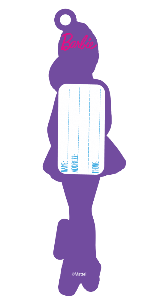 BARBIE BAG TAGS ASSORTED
