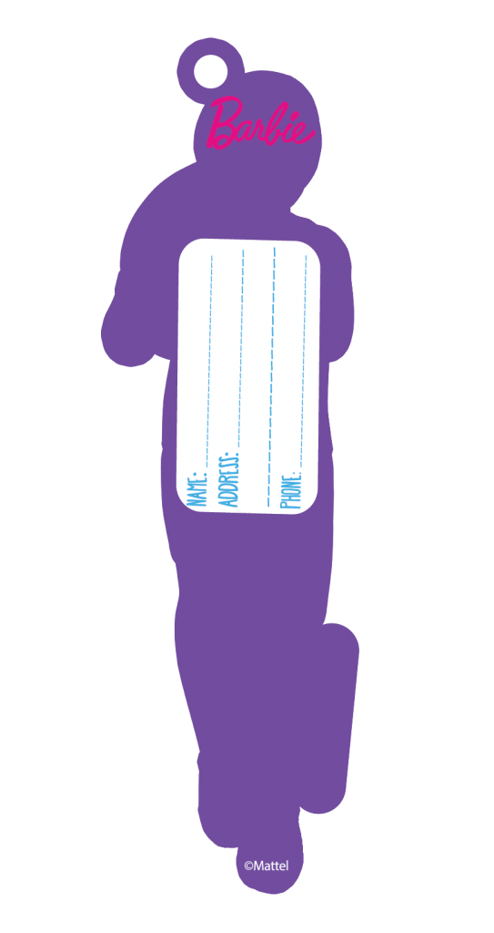 BARBIE BAG TAGS ASSORTED