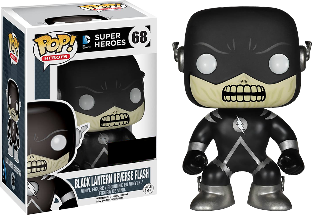 FUNKO POP! HEROES: THE FLASH VINYL FIGURES - Black Lantern Reverse Flash