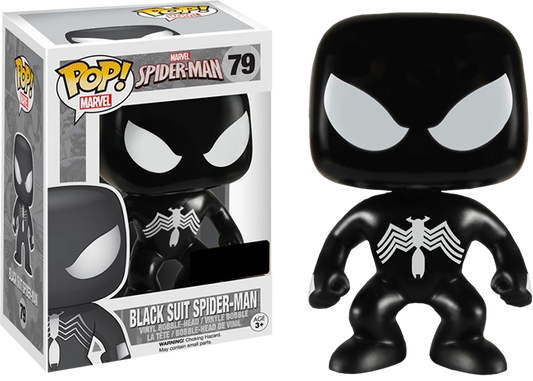 FUNKO POP! MARVEL: SPIDER-MAN VINYL BOBBLE-HEAD FIGURES - Black Suit Spider-Man