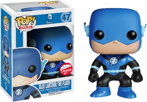 FUNKO POP! HEROES: THE FLASH VINYL FIGURES - Blue Lantern: The Flash