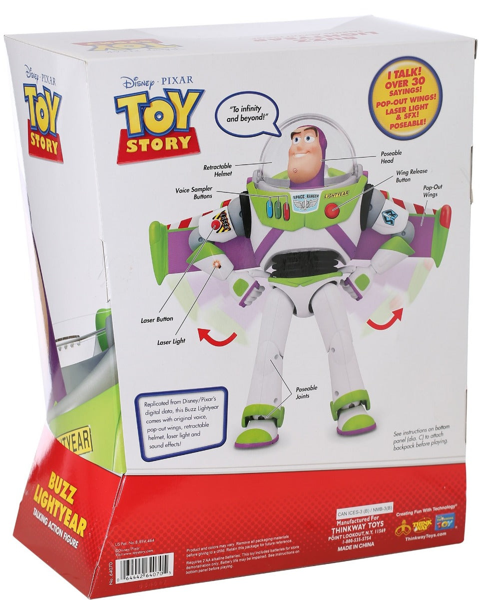 DISNEY TOY STORY 20TH ANNIVERSARY BUZZ LIGHTYEAR TALKING ACTION FIGURE