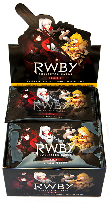 RWBY COLLECTOR CARDS SERIES 1 CDU (36 PACKS)