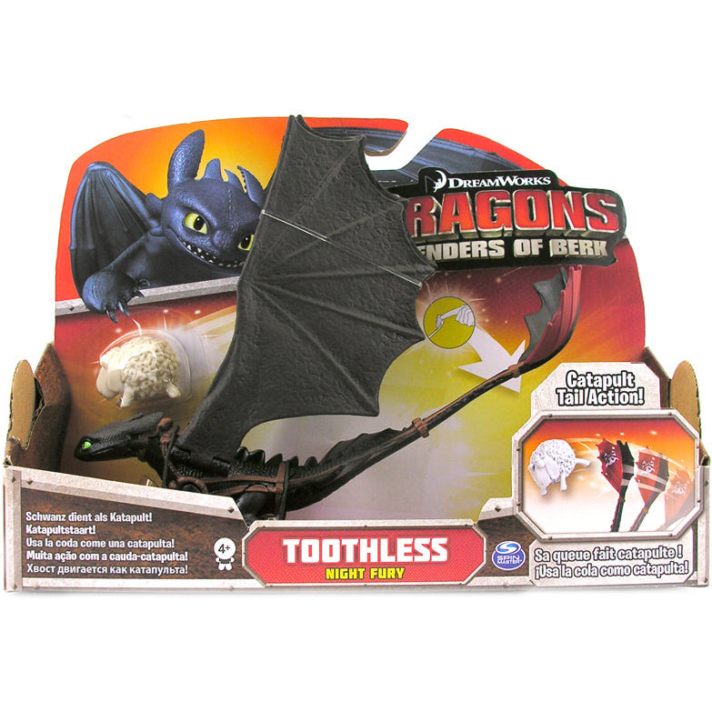 DRAGONS DEFENDERS OF BERK ACTION FIGURE TOOTHLESS NIGHT FURY (Catapult)