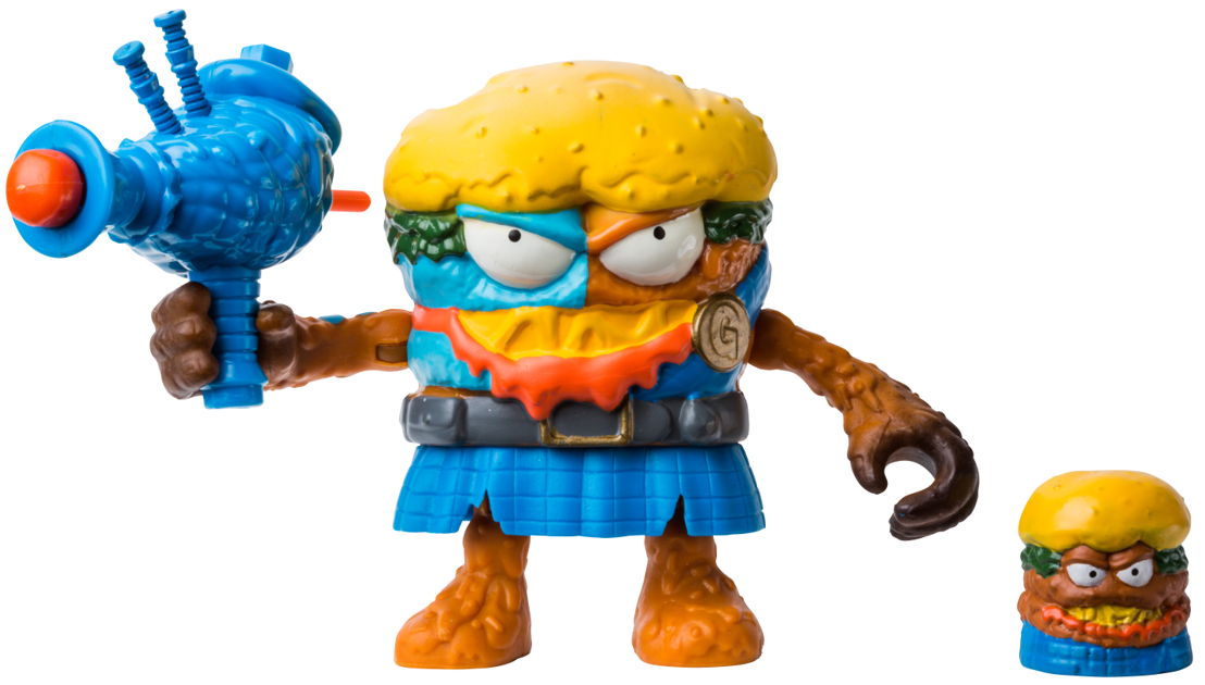 THE GROSSERY GANG S5 W2 ACTION FIGURES JOCK SLOP BURGER