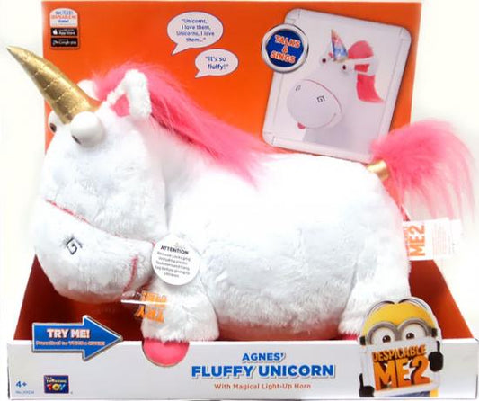 DESPICABLE ME 2 FEATURE PLUSH AGNES’ FLUFFY UNICORN 14”