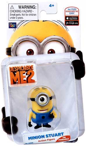 DESPICABLE ME 2 MINION STUART ACTION FIGURE