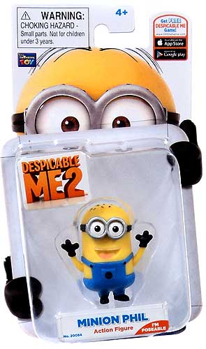 DESPICABLE ME 2 MINION PHIL ACTION FIGURE