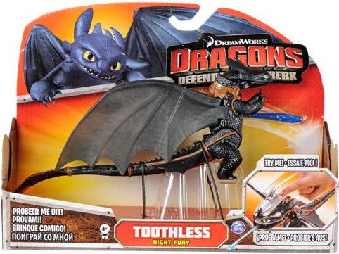 DRAGONS DEFENDERS OF BERK ACTION FIGURE TOOTHLESS (Lunge Attack 2014)