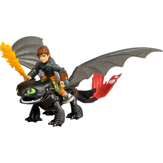 DREAMWORKS DRAGONS DRAGON RIDERS 2-PACK HICCUP & TOOTHLESS