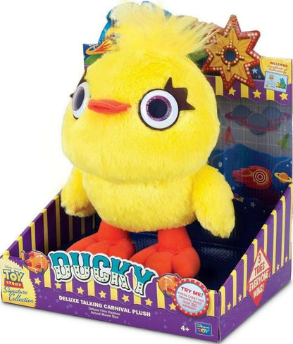 TOY STORY SIGNATURE COLLECTION DUCKY Deluxe Talking Carnival Plush
