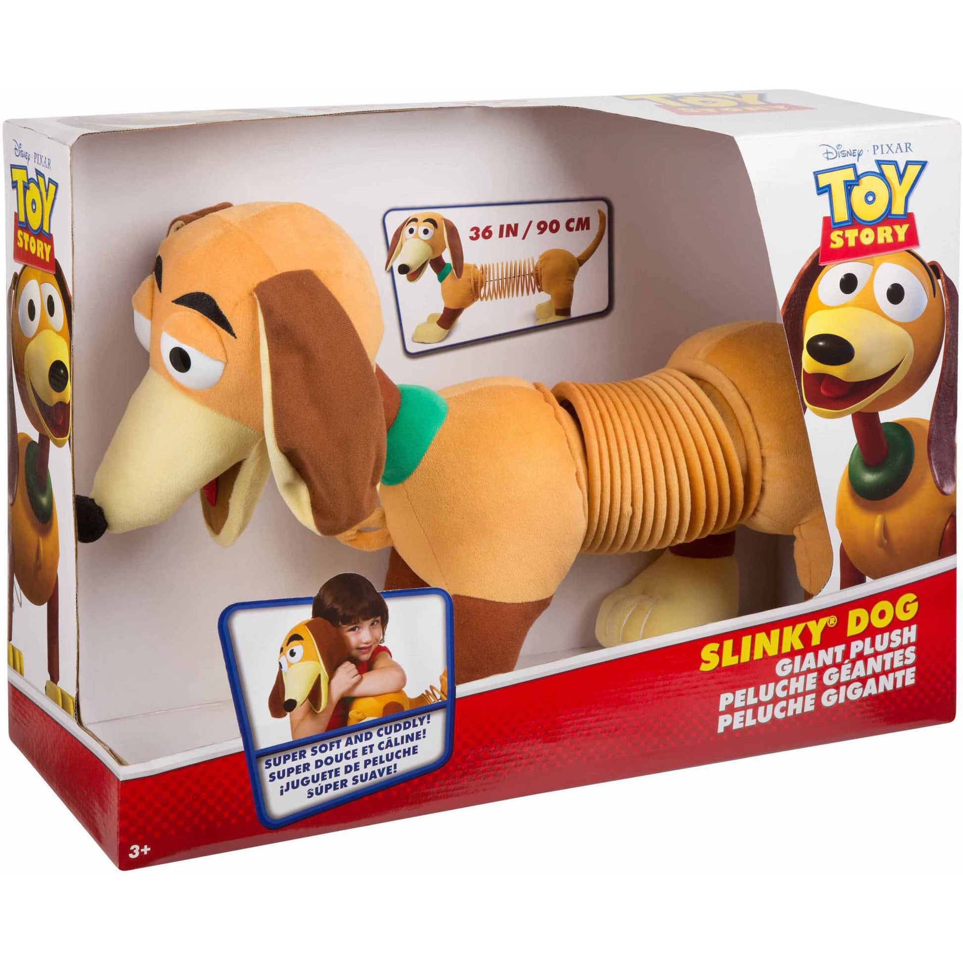 DISNEY PIXAR TOY STORY SLINKY DOG GIANT PLUSH