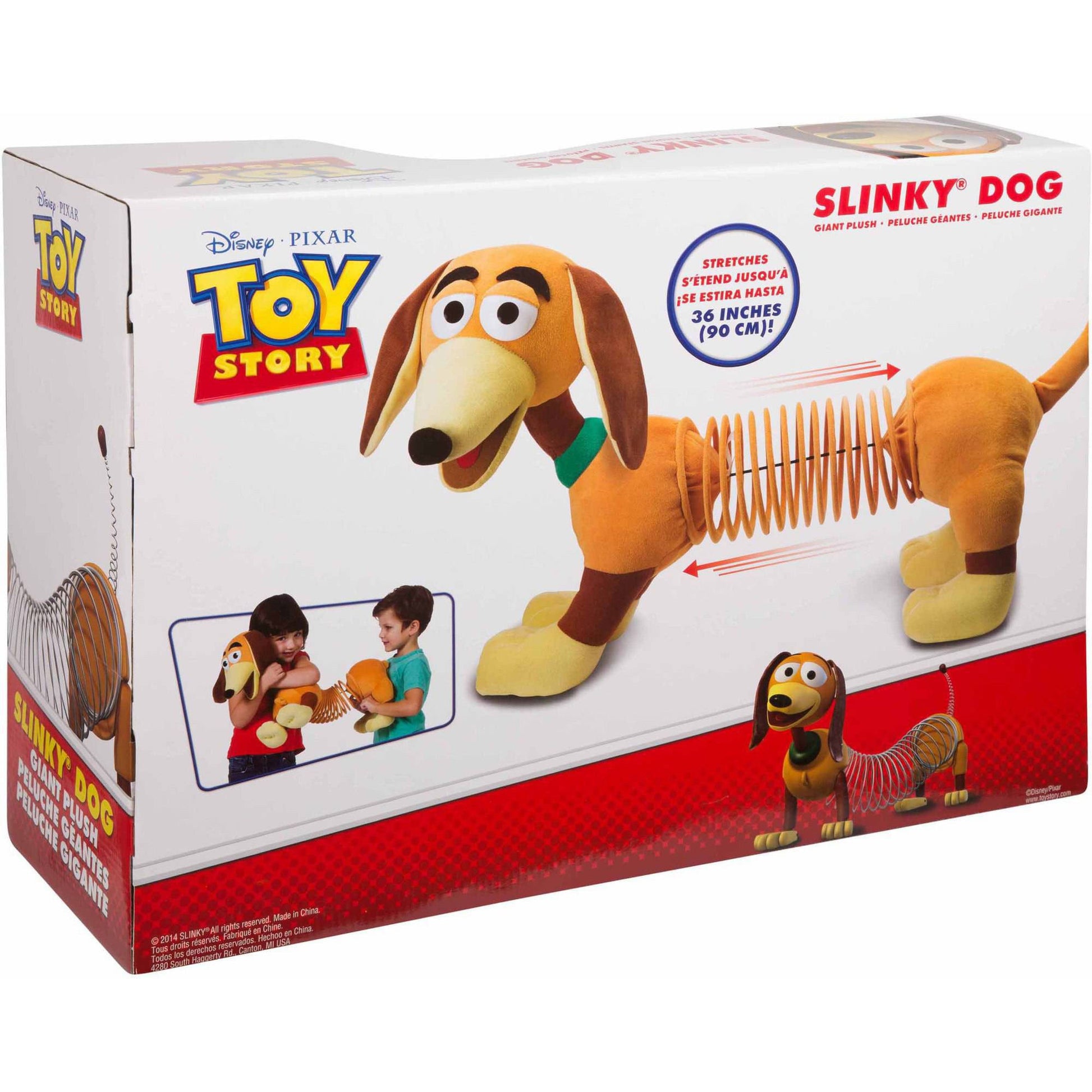 DISNEY PIXAR TOY STORY SLINKY DOG GIANT PLUSH