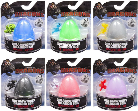 DREAMWORKS DRAGONS DRAGON EGGS (COMPLETE SET OF 6)