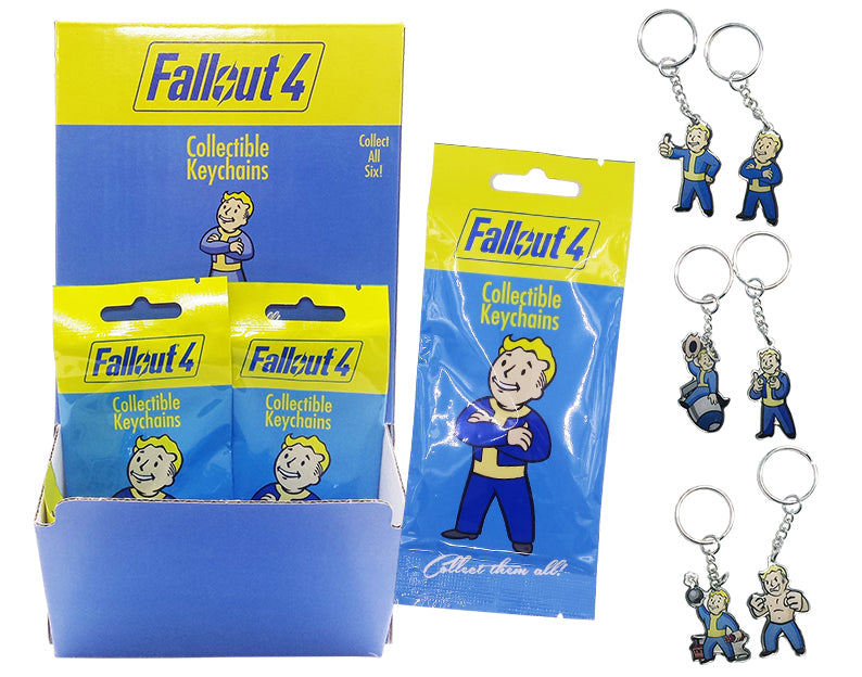 FALLOUT 4 COLLECTIBLE VAULT BOY KEYCHAINS