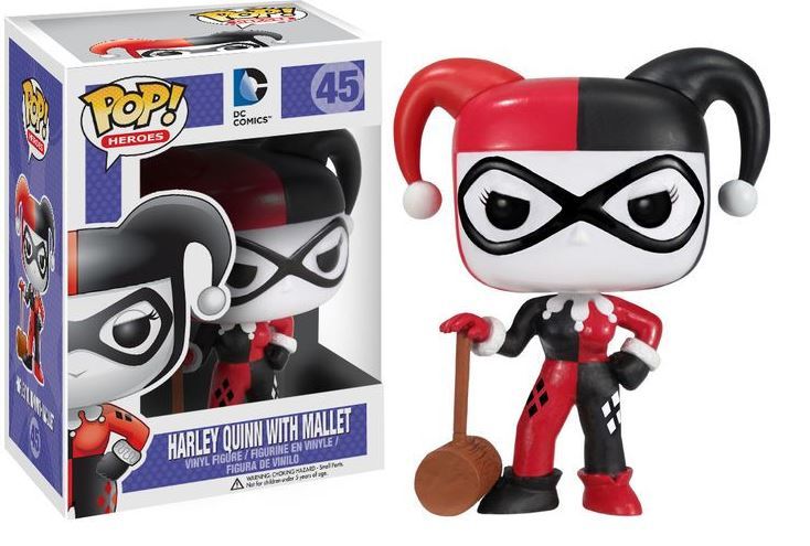 FUNKO POP! HEROES: HARLEY QUINN WITH MALLET VINYL FIGURE