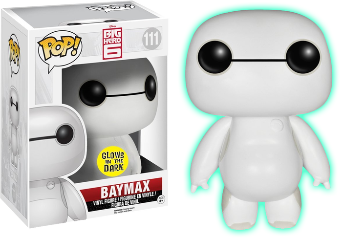FUNKO POP! DISNEY: BIG HERO 6 VINYL FIGURES BAYMAX (Nursebot Glow) 6"