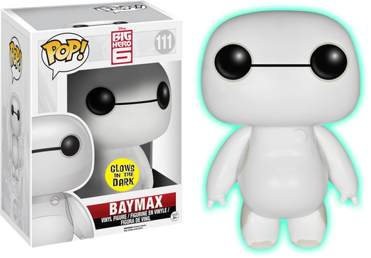 FUNKO POP! DISNEY: BIG HERO 6 VINYL FIGURES BAYMAX (Nursebot Glow) 6"