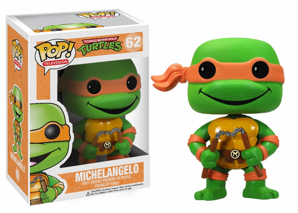FUNKO POP! TV TEENAGE MUTANT NINJA TURTLES VINYL FIGURE MICHELANGELO