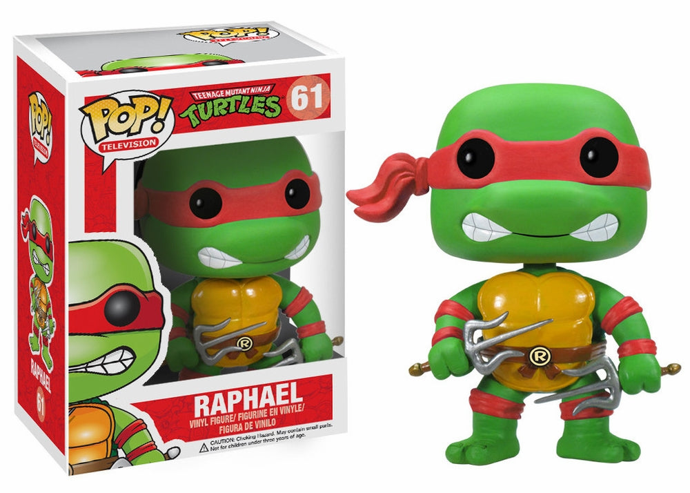 FUNKO POP! TV TEENAGE MUTANT NINJA TURTLES VINYL FIGURE RAPHAEL