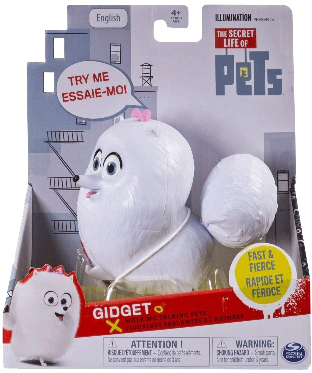 SECRET LIFE OF PETS WALKING TALKING PETS GIDGET