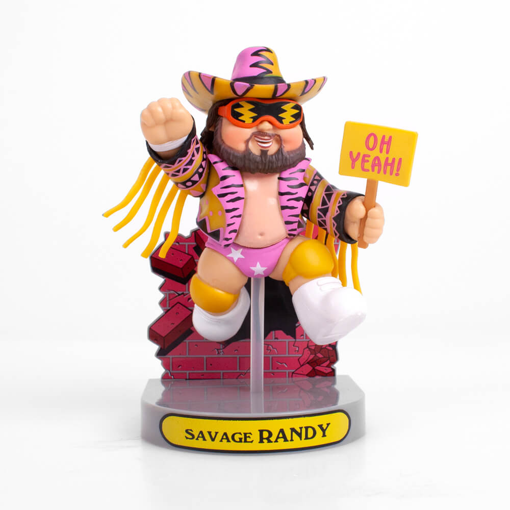GARBAGE PAIL KIDS x WWE Savage Randy Figure