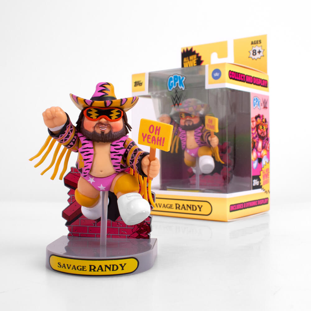 GARBAGE PAIL KIDS x WWE Savage Randy Figure
