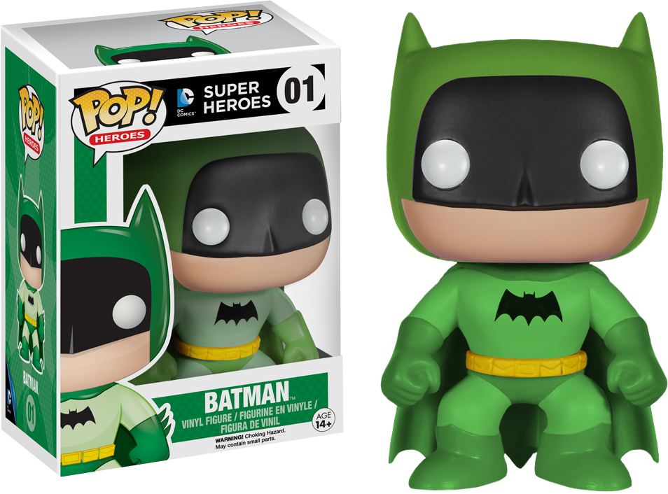 FUNKO POP! HEROES: BATMAN 75TH ANNIVERSARY RAINBOW VINYL FIGURES COMPLETE SET
