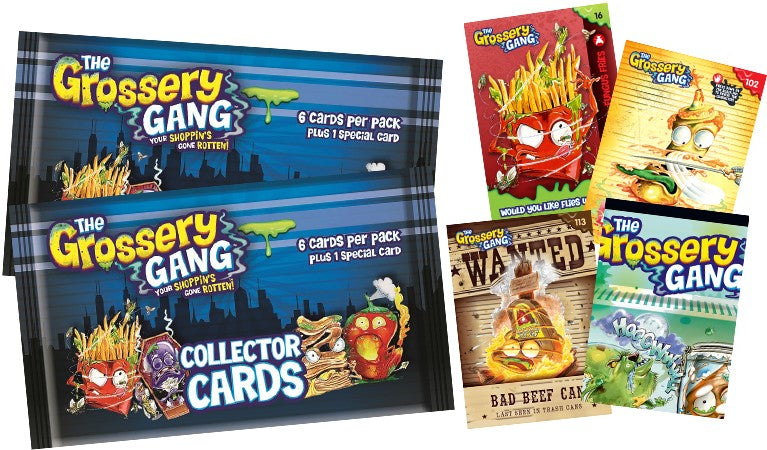 THE GROSSERY GANG COLLECTOR CARDS SINGLE PACK