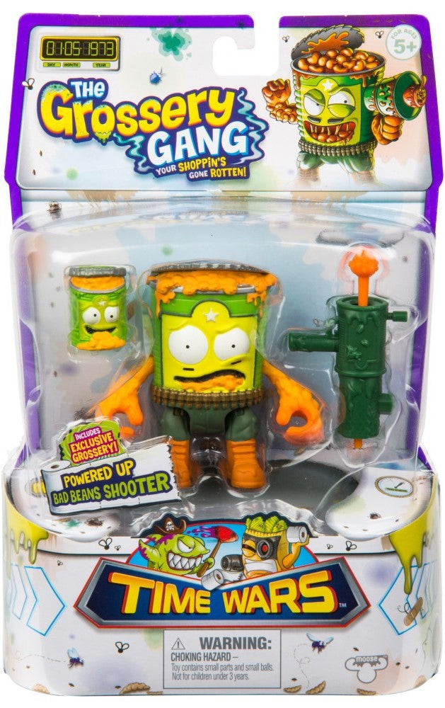 THE GROSSERY GANG S5 W2 ACTION FIGURES BAD BEANS SHOOTER