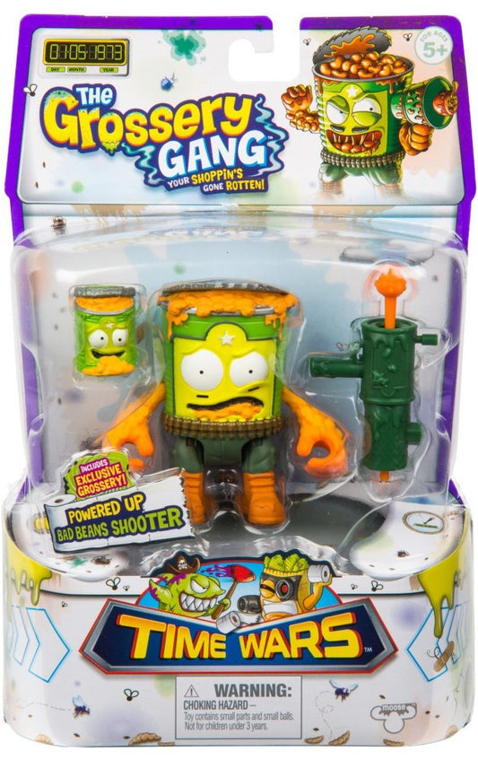 THE GROSSERY GANG S5 W2 ACTION FIGURES BAD BEANS SHOOTER