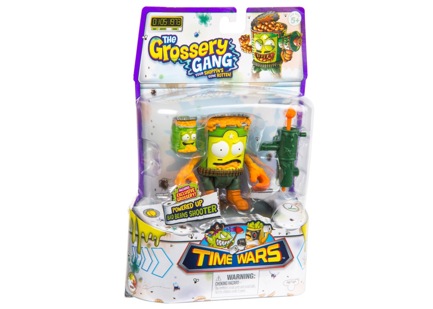 THE GROSSERY GANG S5 W2 ACTION FIGURES BAD BEANS SHOOTER